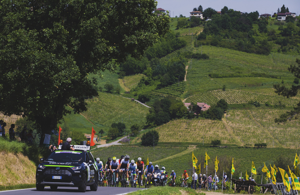 Una foto del Giro E 2021 (credit: La Presse)