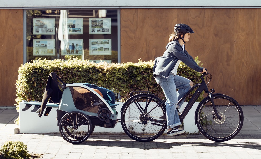 thule courier cicloturismo famiglia