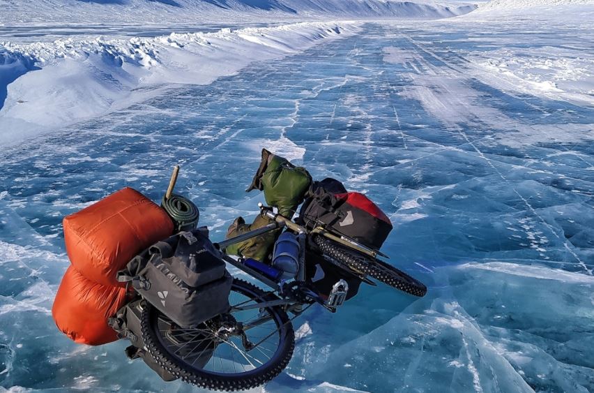 lorenzo barone cicloturismo siberia Una immagine del viaggio in Siberia (credit: Lorenzo Barone)