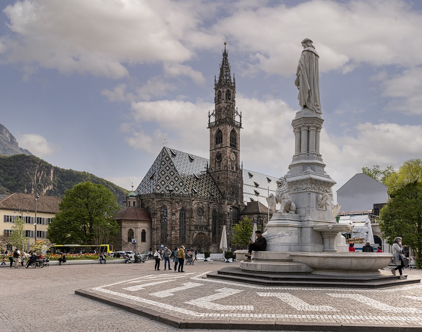 Uno scorcio del centro storico di Bolzano (credit: Ast Guadagnini)