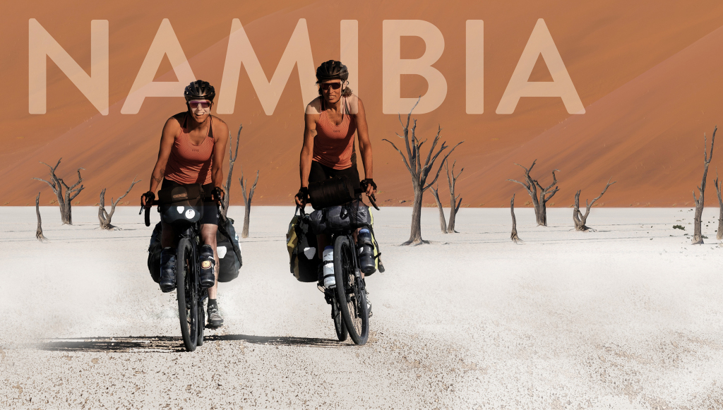 le cicliste per caso in namibia