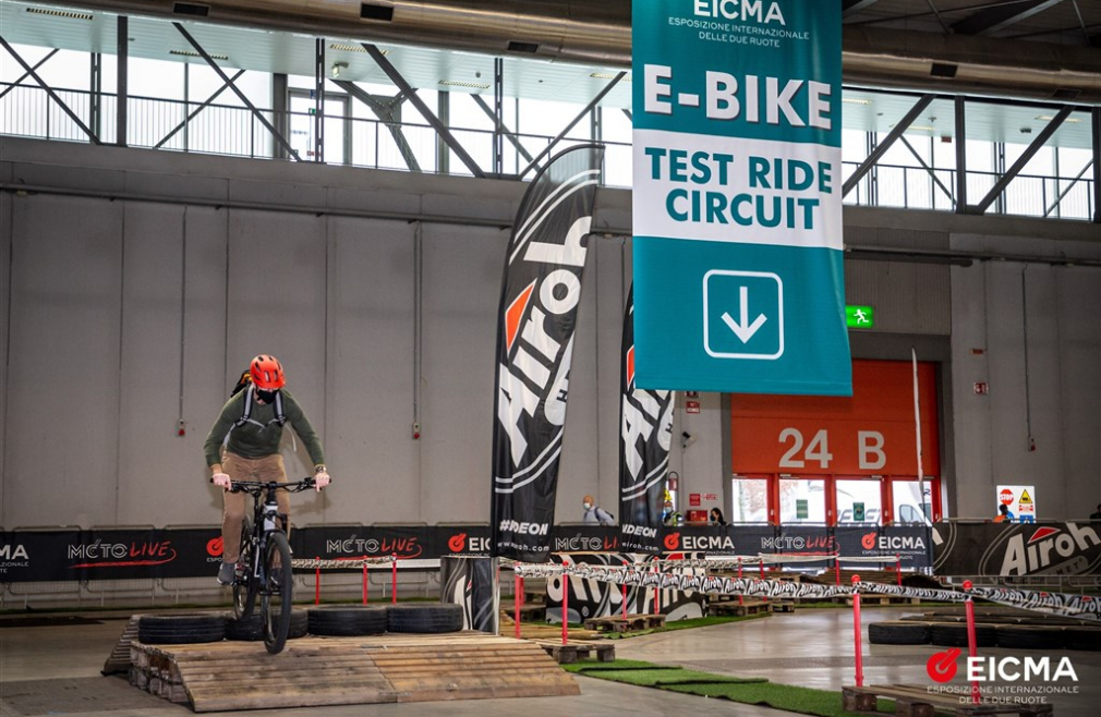 eicma milano area test ebike