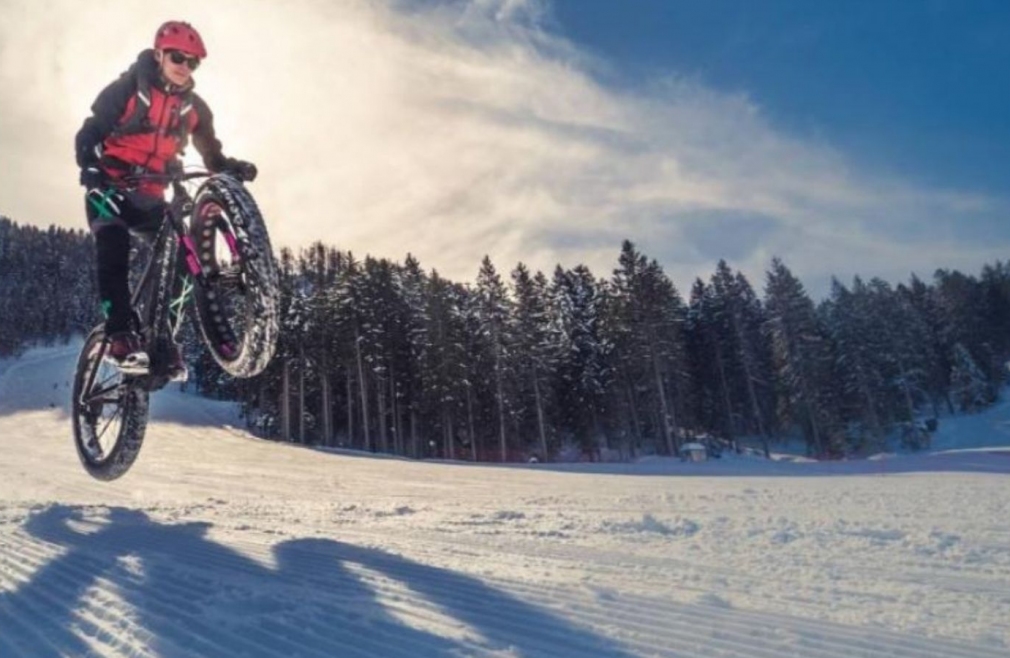 fat bike neve dolomiti paganella