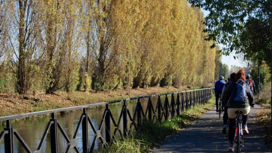 a maggio si terrà la settimana della bicicletta lungo le vie d'acqua