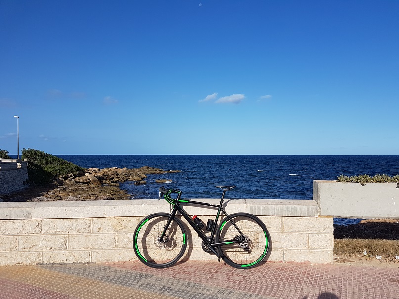 bicicletta lungomare marsala