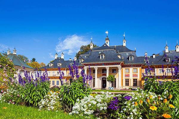 Il Castello di  Pillnitz, sulla ciclabile dell'elba (credit: Sylvio Dittrich)