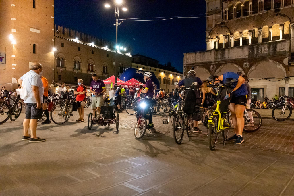 La Bike Night 2021 di Ferrara (credit: Giacomo Brini)